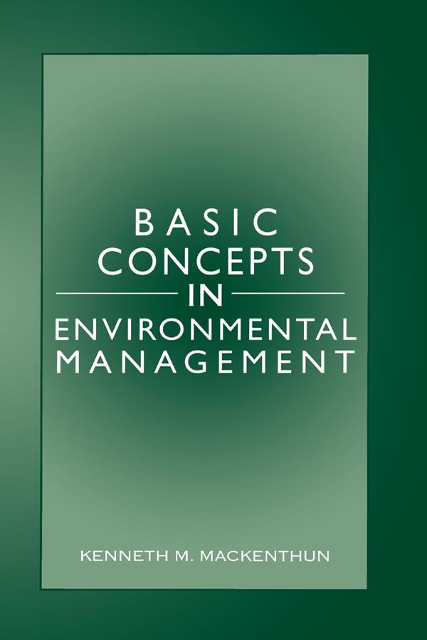 Basic Concepts in Environmental Management