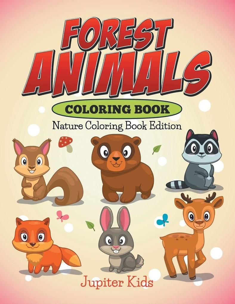 Forest Animals Coloring Book
