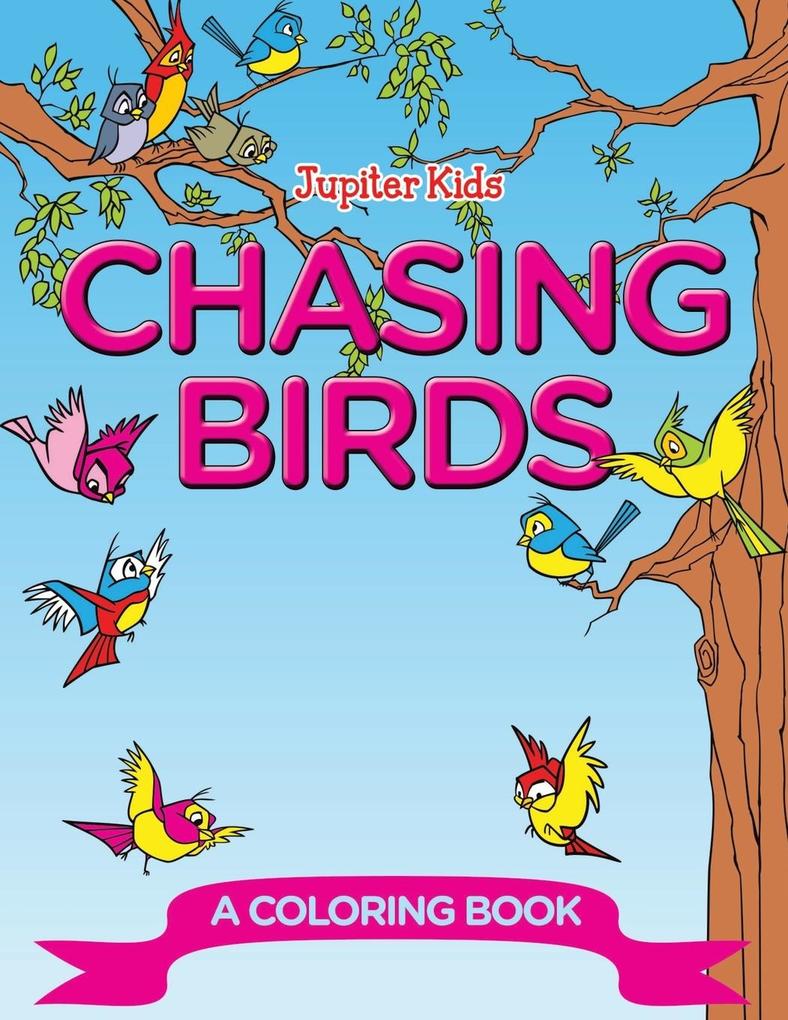 Chasing Birds (A Coloring Book)