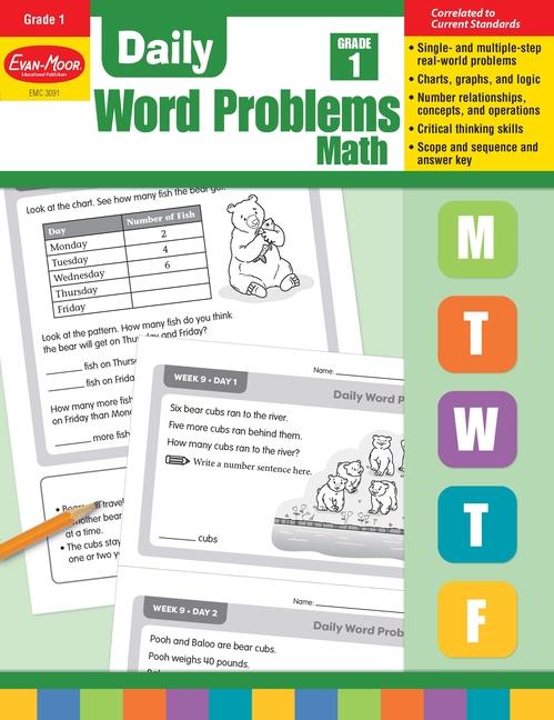 Daily Word Problems Math Grade 1 Teacher Edition
