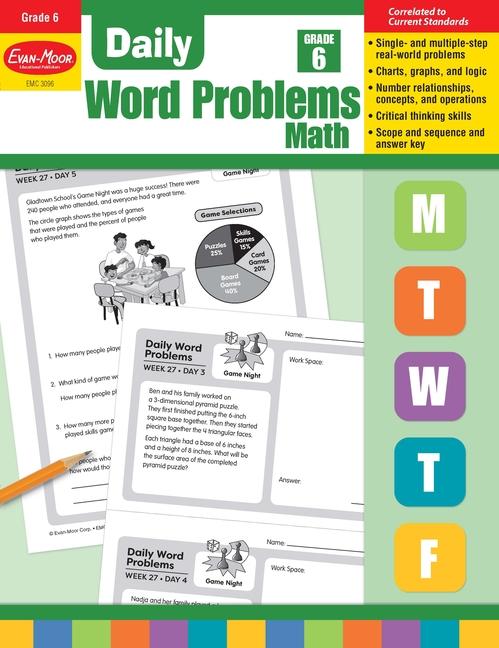 Daily Word Problems Math Grade 6 Teacher Edition
