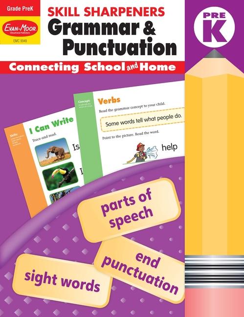Skill Sharpeners: Grammar & Punctuation Prek Workbook