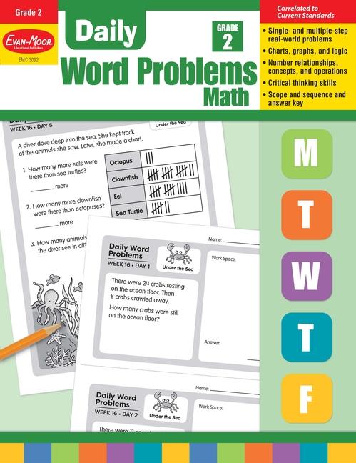 Daily Word Problems Math Grade 2 Teacher Edition