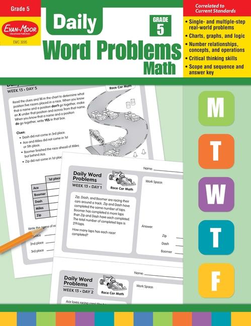 Daily Word Problems Math Grade 5 Teacher Edition