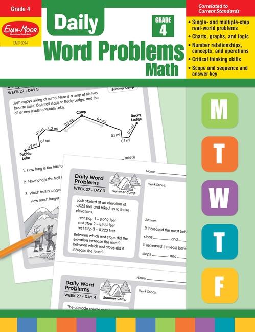 Daily Word Problems Math Grade 4 Teacher Edition