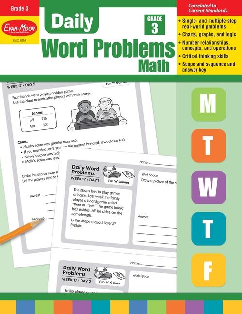 Daily Word Problems Math Grade 3 Teacher Edition