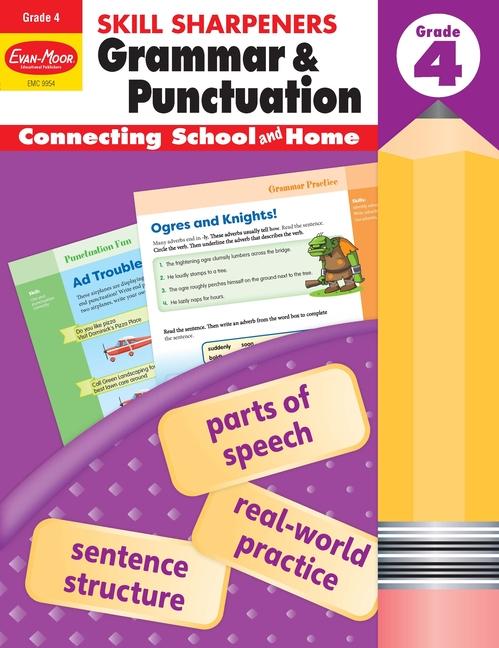 Skill Sharpeners: Grammar & Punctuation Grade 4 Workbook