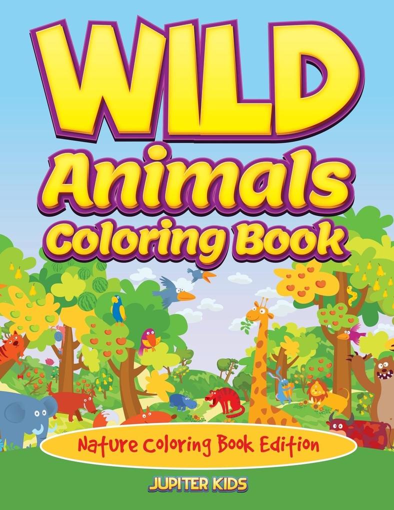 Wild Animals Coloring Book