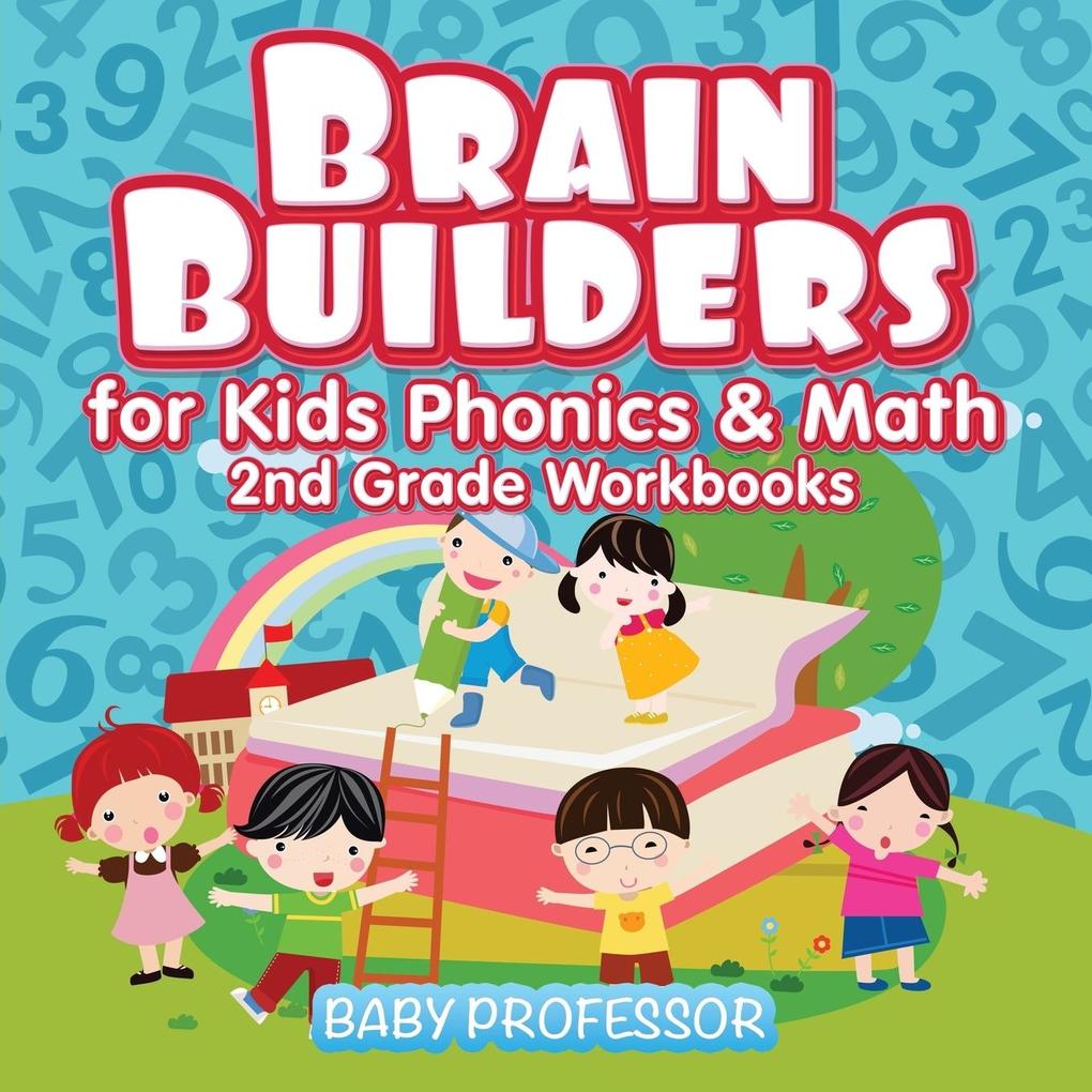 Brain Builders for Kids Phonics & Math | 2nd Grade Workbooks