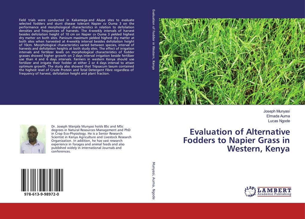 Evaluation of Alternative Fodders to Napier Grass in Western Kenya