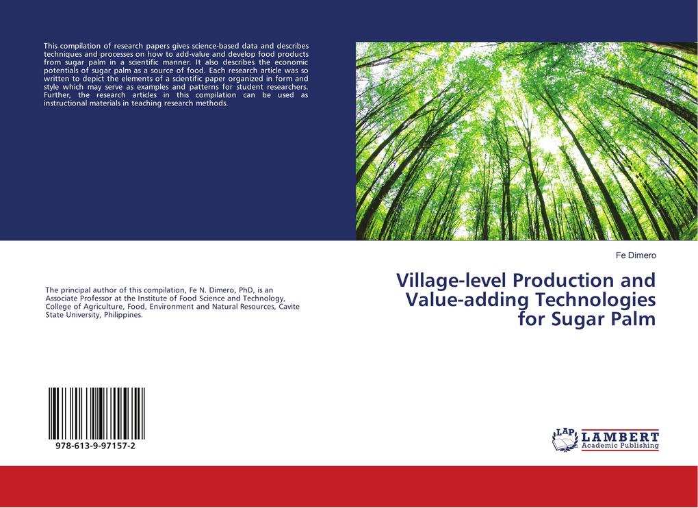Village-level Production and Value-adding Technologies for Sugar Palm