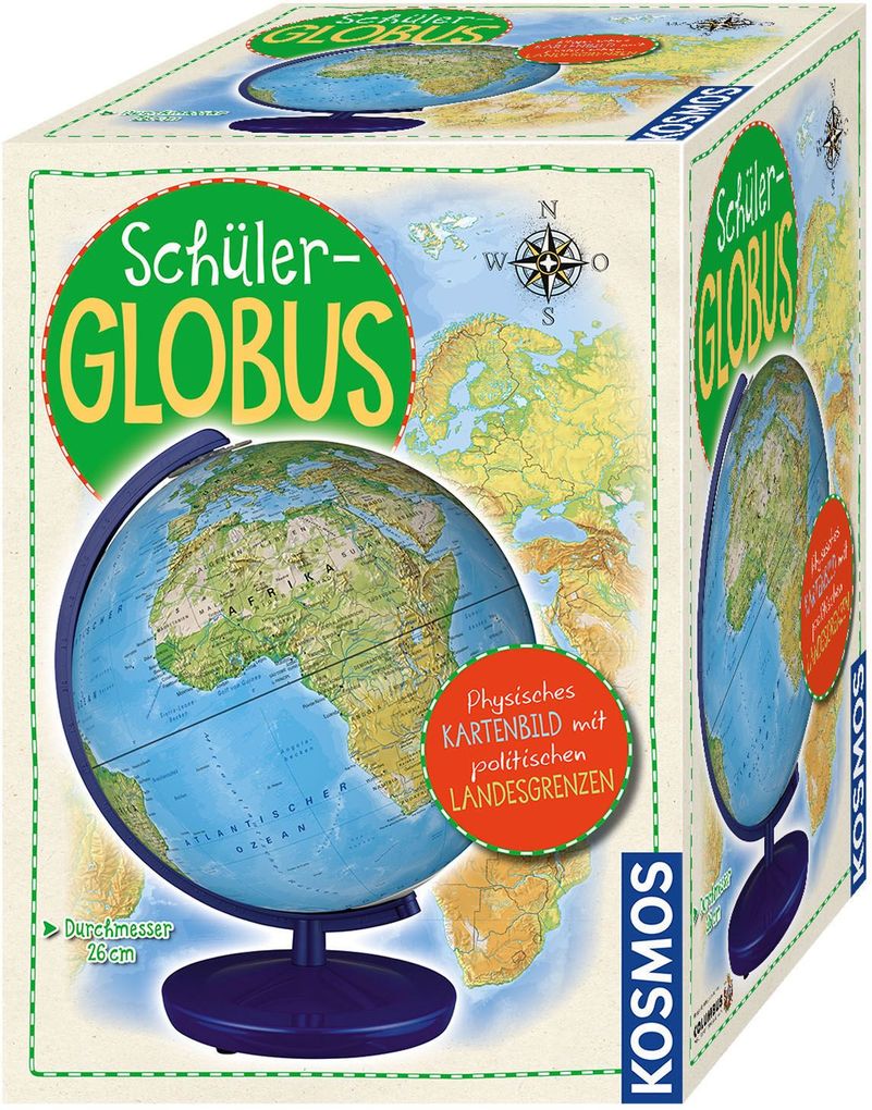Image of KOSMOS 673031 Schüler-Globus Globus, Mehrfarbig
