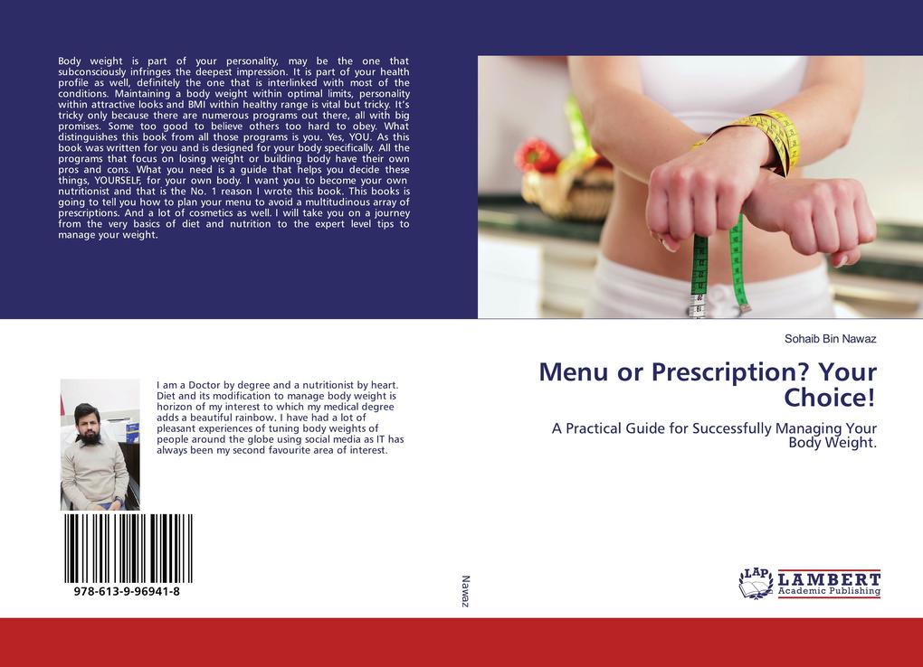Menu or Prescription? Your Choice!