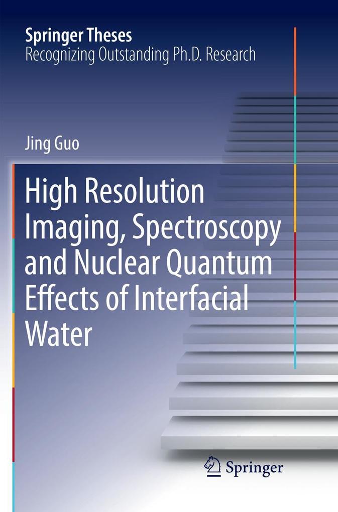 High Resolution Imaging Spectroscopy and Nuclear Quantum Effects of Interfacial Water