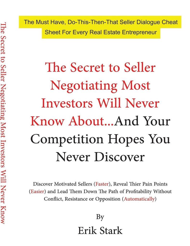 Secret to Seller Negotiation