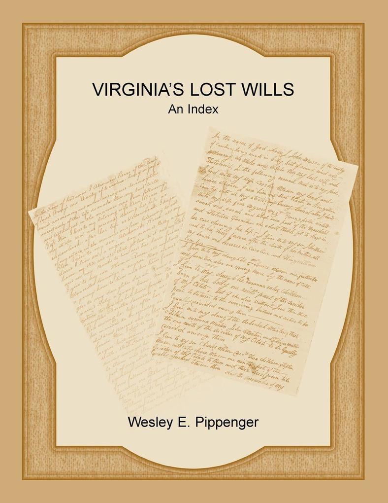 Virginia's Lost Wills