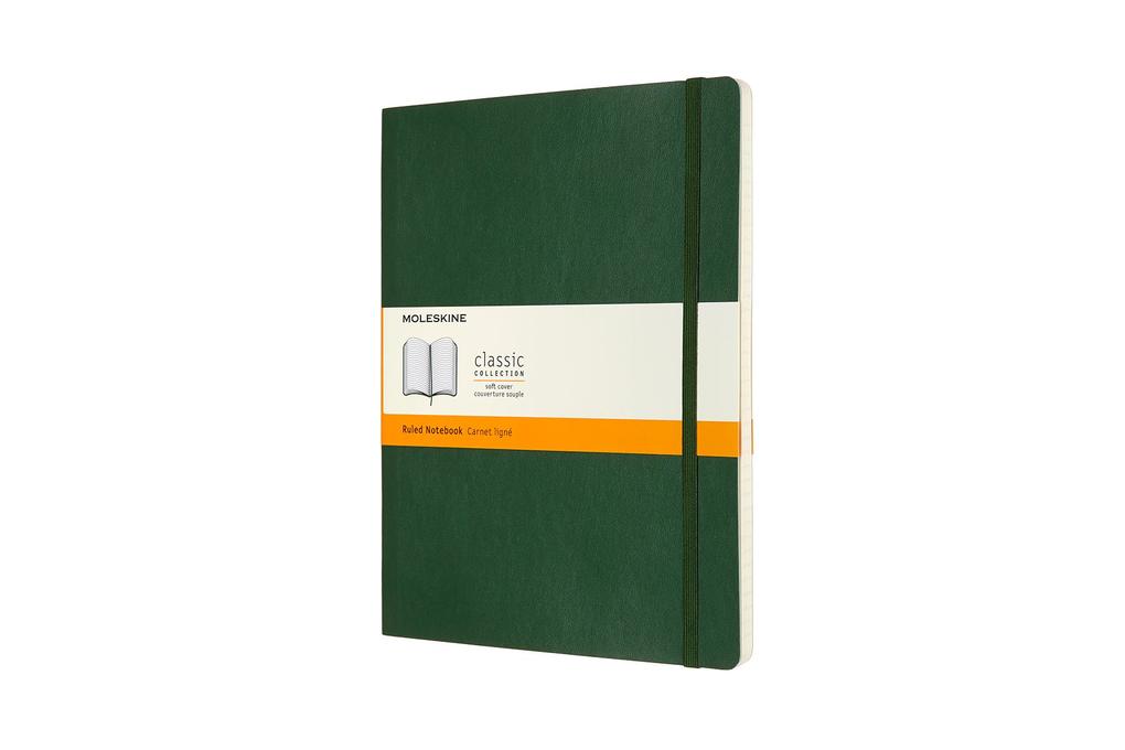 Image of Moleskine Notizbuch XL Liniert Myrtengrün