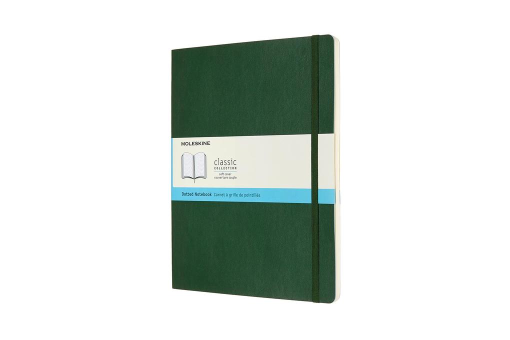 Moleskine Notizbuch XL Punktraster Myrtengrün