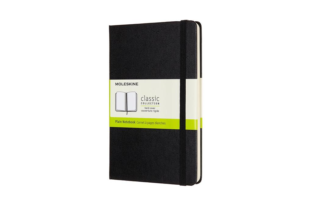 Image of Moleskine Notizbuch Medium Blanko Schwarz