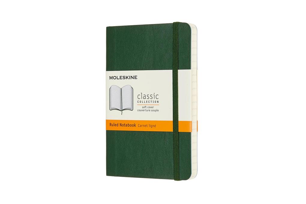 Moleskine Notizbuch Pocket/A6 Liniert Myrtengrün
