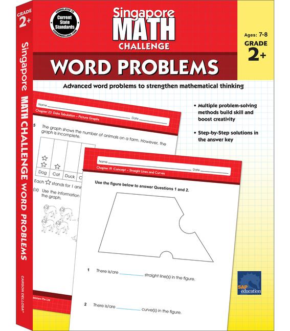 Singapore Math Challenge Word Problems Grades 2 - 5