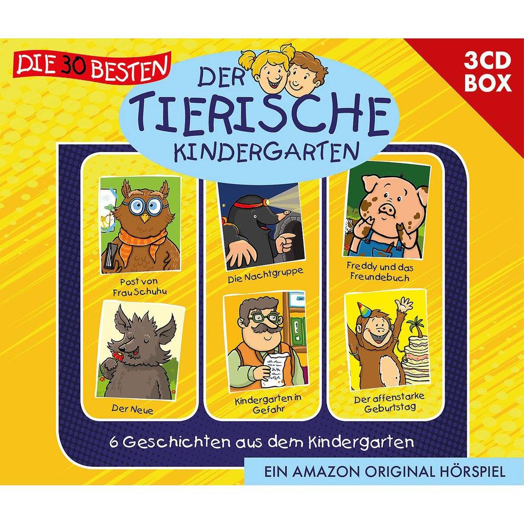 DIE 30 BESTEN: DER TIERISCHE KINDERGARTEN 3-CD-BOX