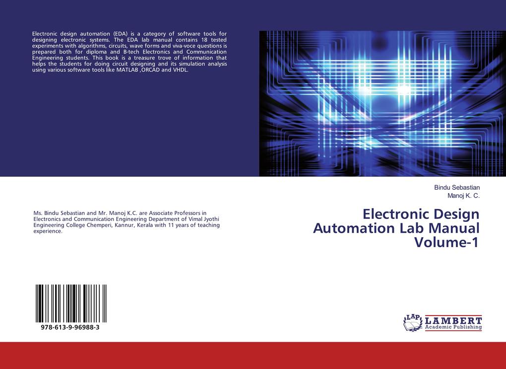 Electronic  Automation Lab Manual Volume-1