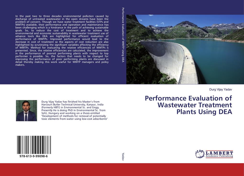 Performance Evaluation of Wastewater Treatment Plants Using DEA