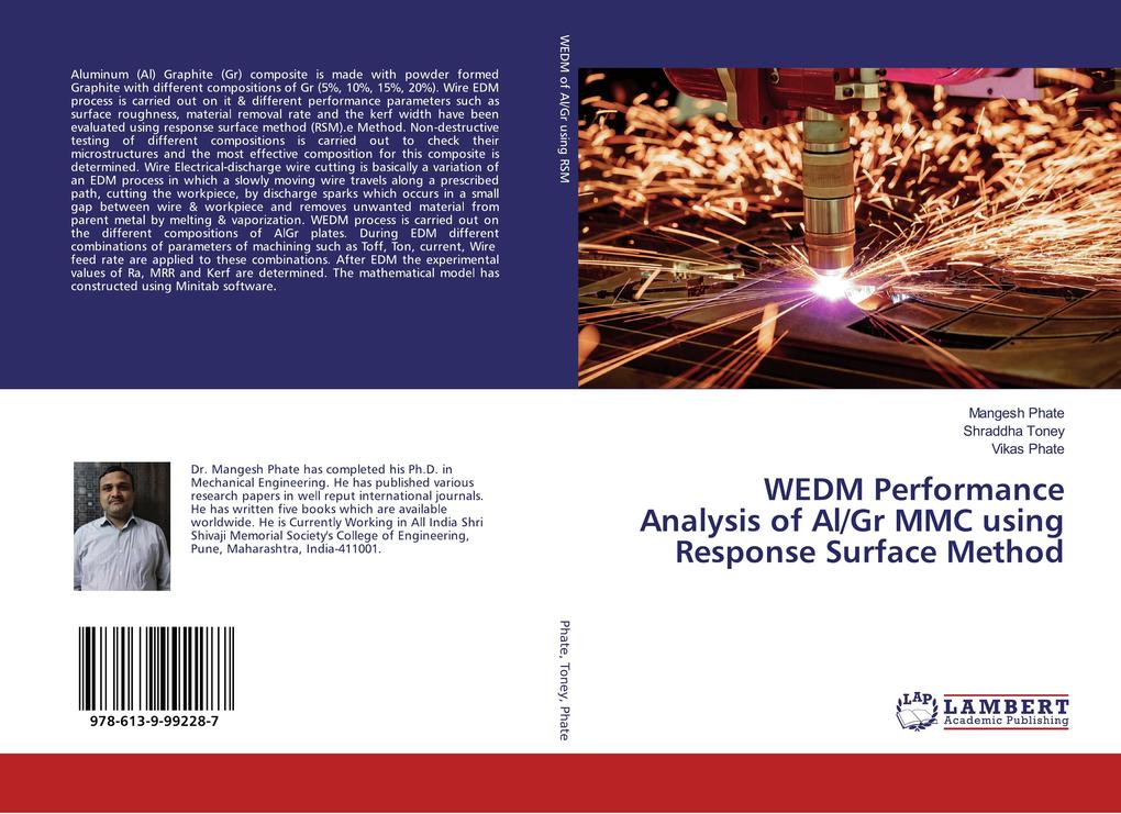 WEDM Performance Analysis of Al/Gr MMC using Response Surface Method