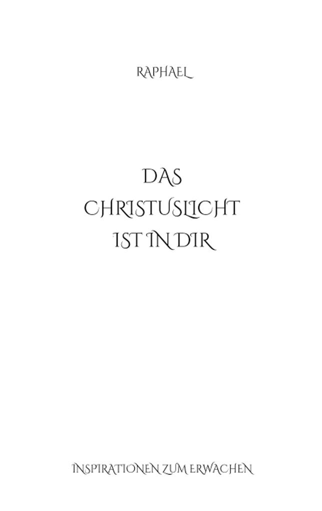 Das Christuslicht ist in Dir