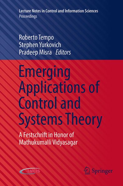 Emerging Applications of Control and Systems Theory
