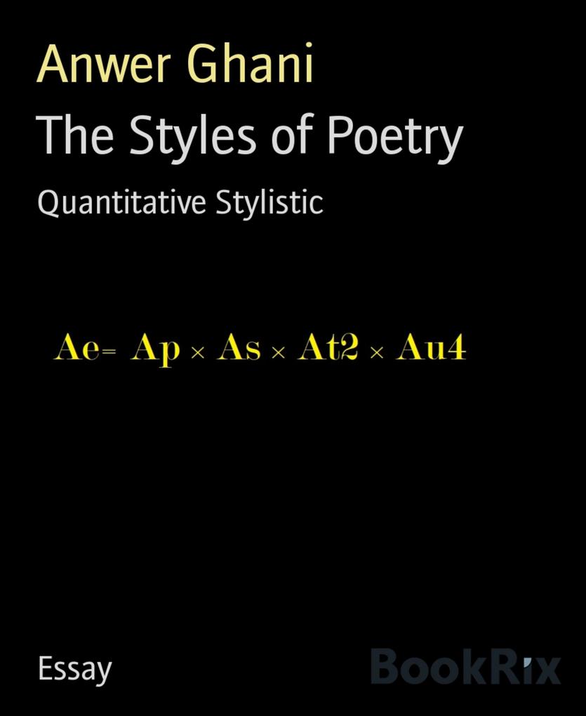 The Styles of Poetry
