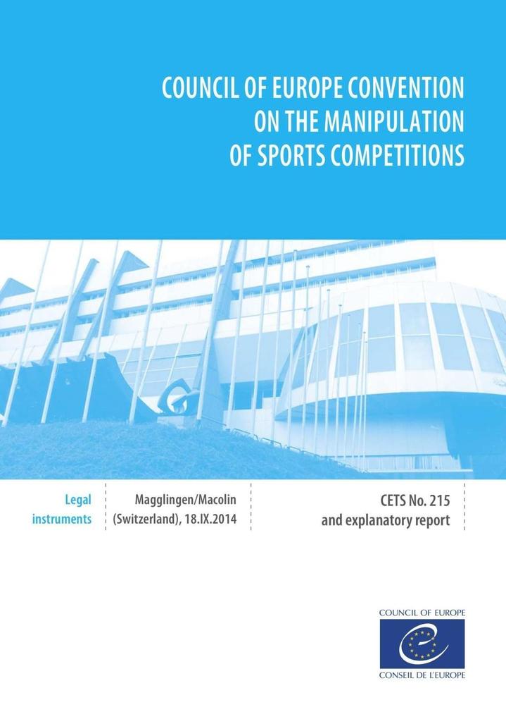 Council of Europe Convention on the manipulation of sports competitions