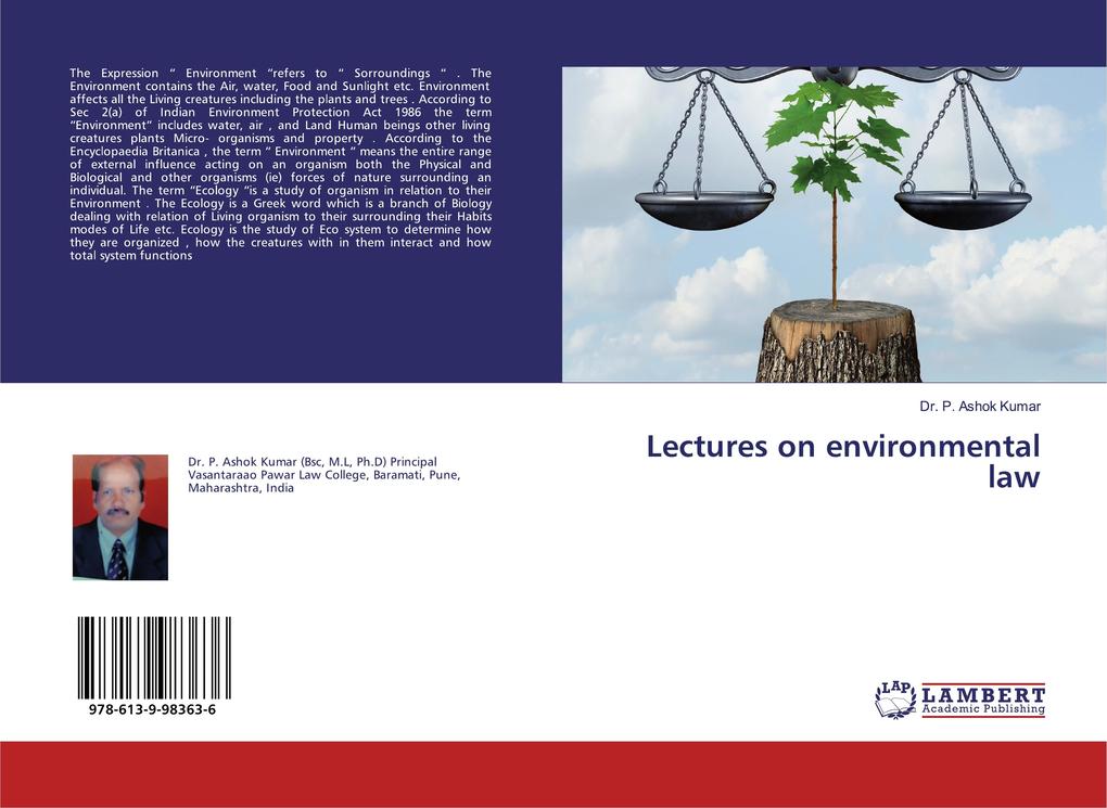 Lectures on environmental law