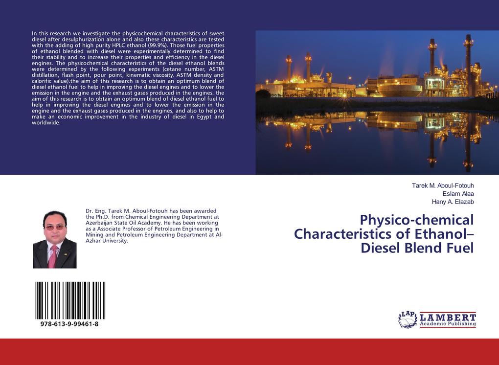 Physico-chemical Characteristics of Ethanol-Diesel Blend Fuel
