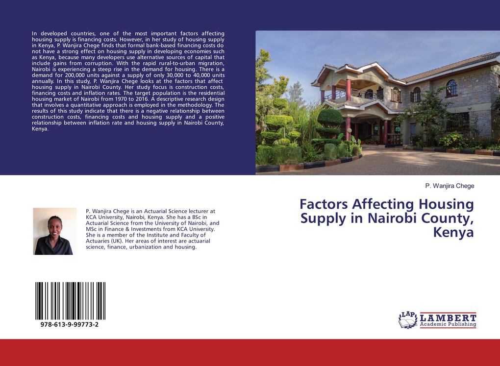 Factors Affecting Housing Supply in Nairobi County Kenya