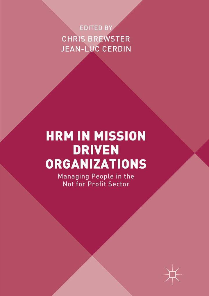 HRM in Mission Driven Organizations