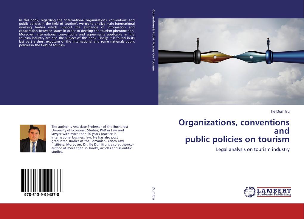 Organizations conventions and public policies on tourism