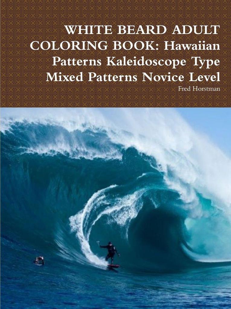 WHITE BEARD ADULT COLORING BOOK