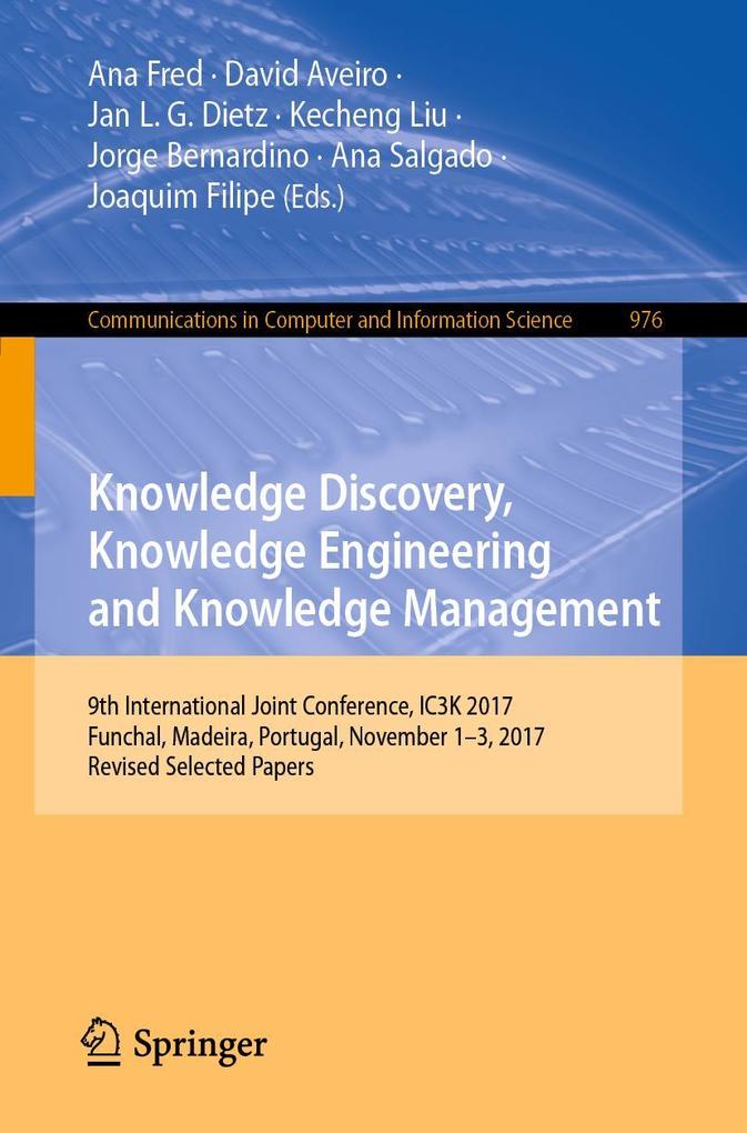 Knowledge Discovery Knowledge Engineering and Knowledge Management