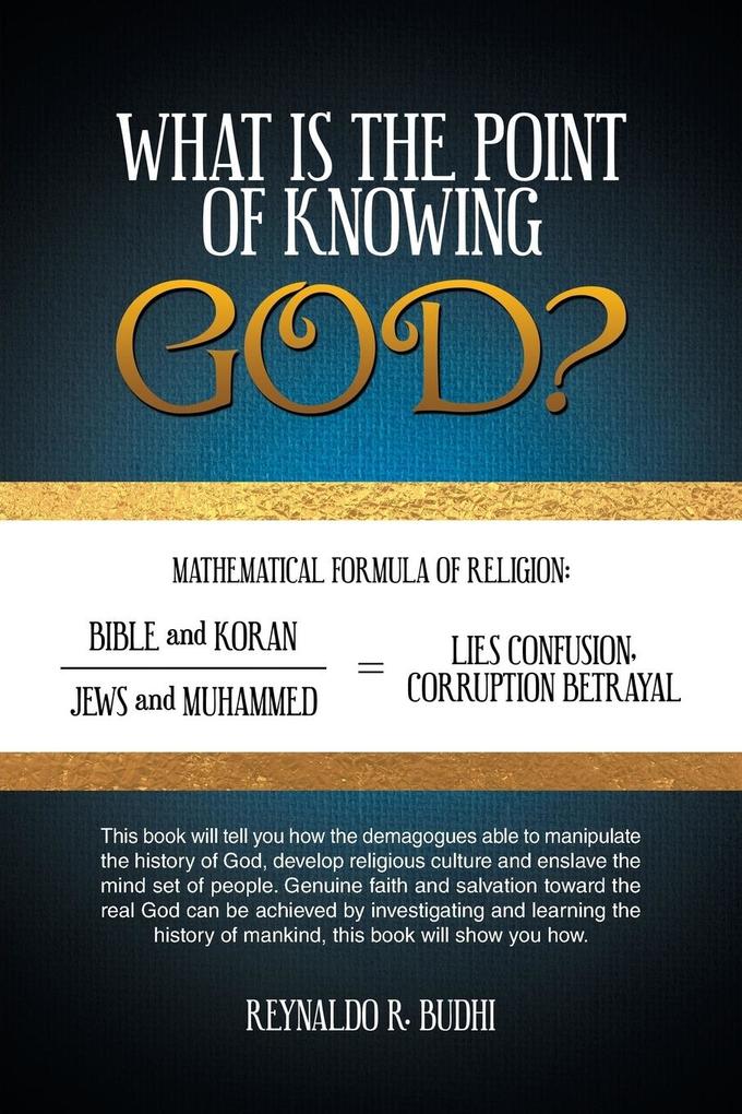 What Is the Point of Knowing God?