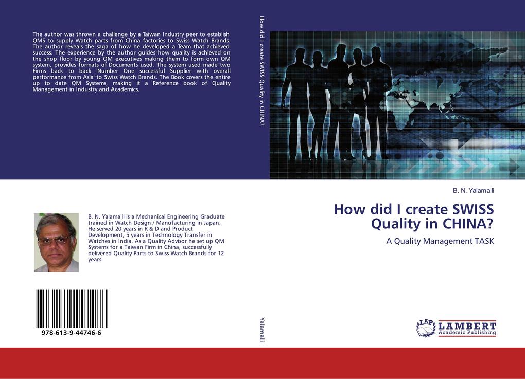 How did I create SWISS Quality in CHINA?