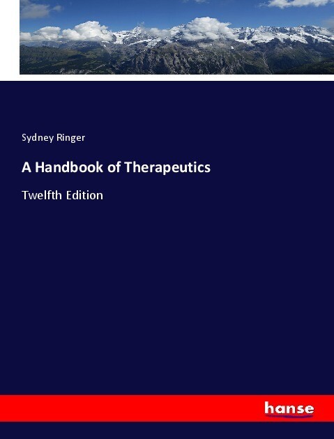 A Handbook of Therapeutics