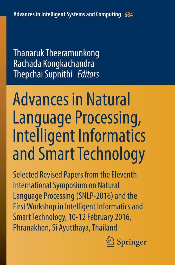 Advances in Natural Language Processing Intelligent Informatics and Smart Technology