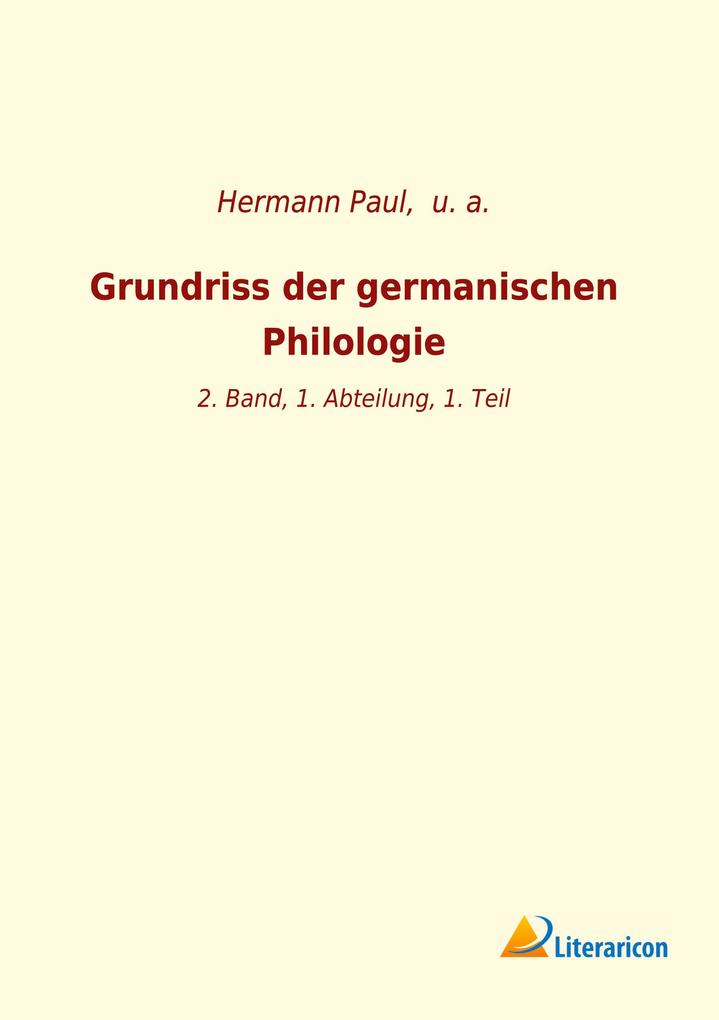 Grundriss der germanischen Philologie