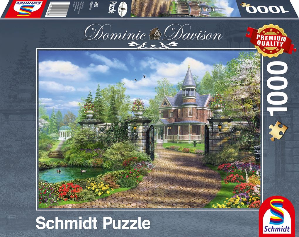 Image of SCHMIDT SPIELE (UE) Idyllisches Landgut 1000 Teile Puzzle, Mehrfarbig