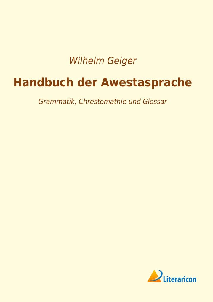 Handbuch der Awestasprache