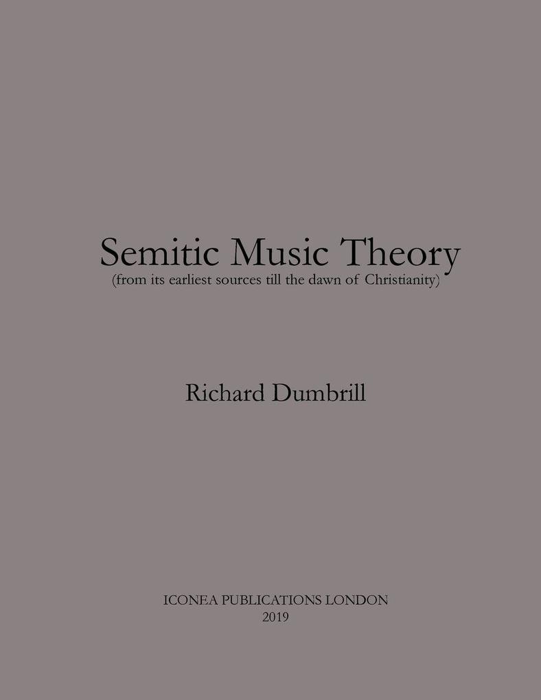 Semitic Music Theory