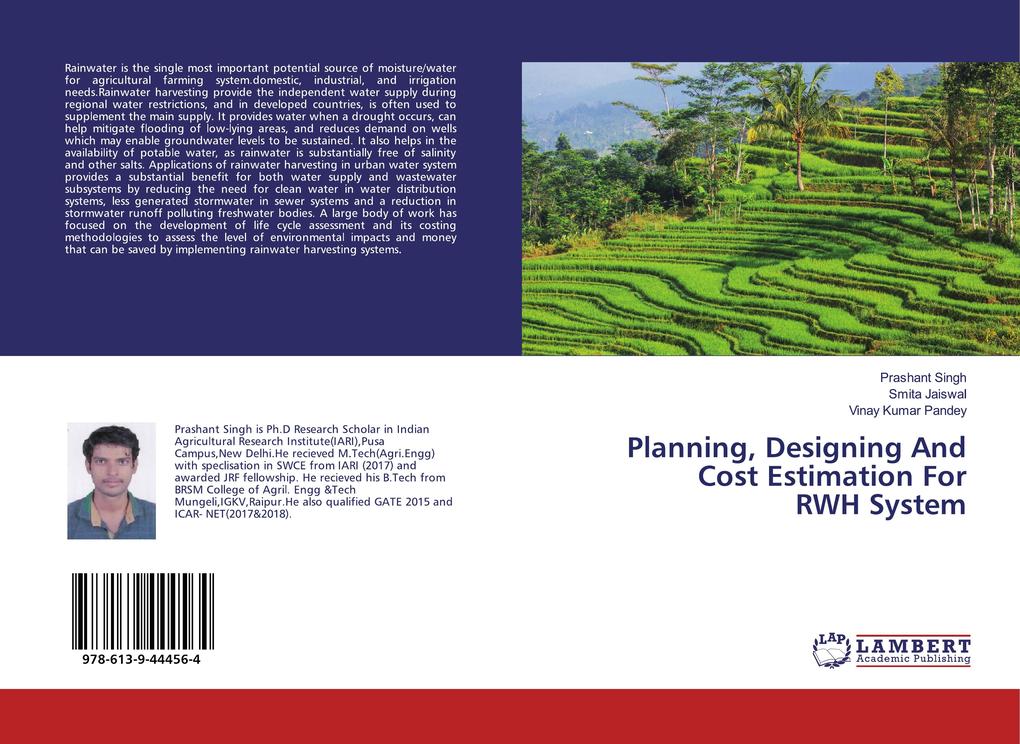 Planning Designing And Cost Estimation For RWH System