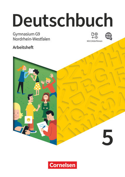 Image of Deutschbuch Gymnasium 5. Schuljahr - Nordrhein-Westfalen - Neue Ausgabe - Arbeitsheft mit Lösungen